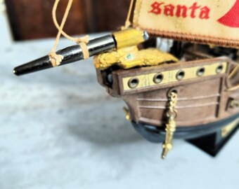 Vintage Santa Maria Ship AM Transistor Radio Replica - Kitschy