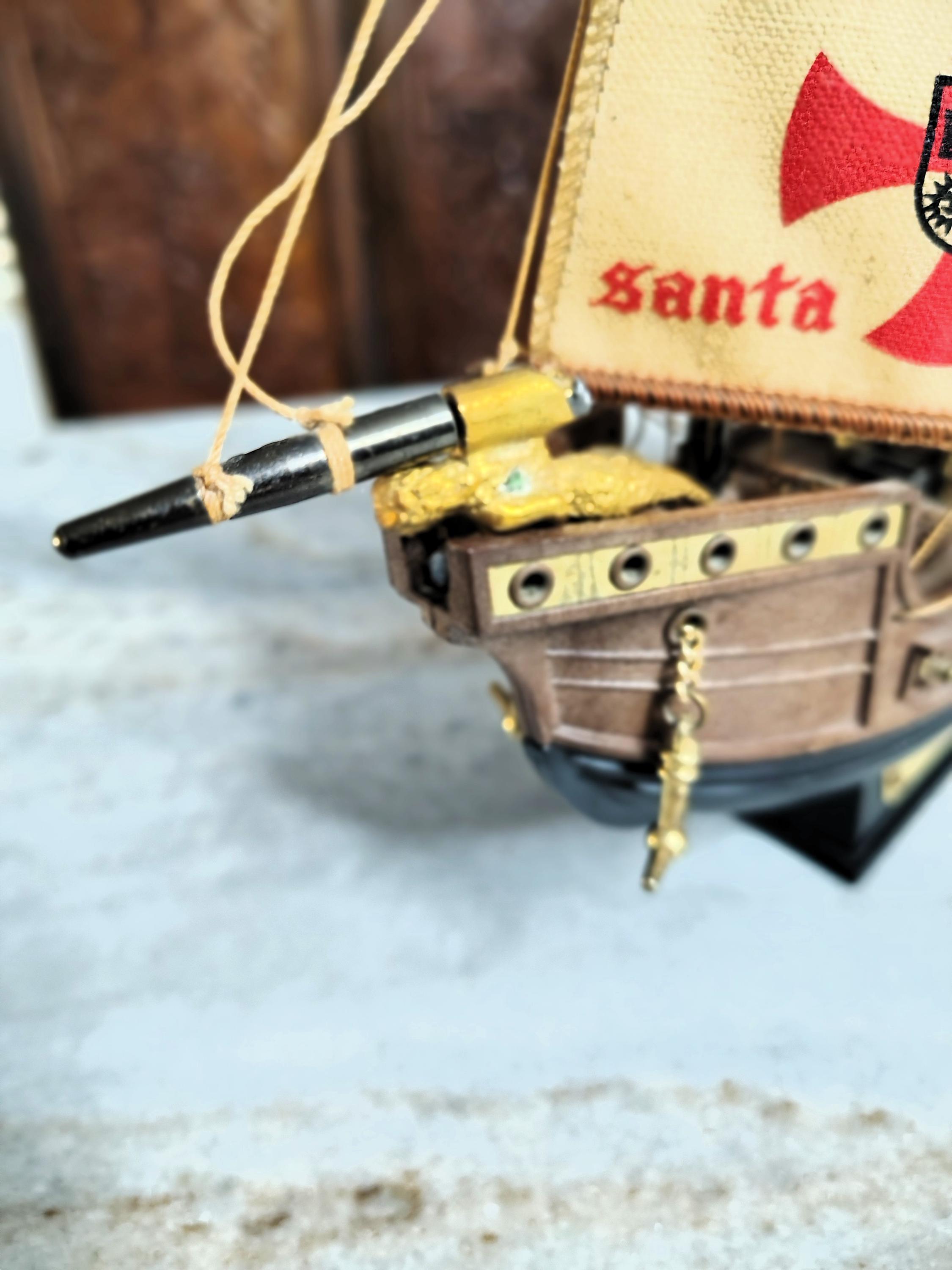 Vintage Santa Maria Ship AM Transistor Radio Replica - Kitschy