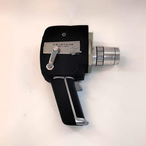 Vintage Keystone Regal 8mm Camera & X-Ray Film Bag