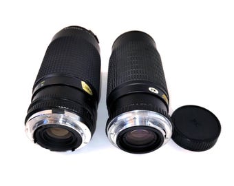 Vintage Tokina AT-X 50-250mm & Osawa MC 80-200mm Lens Set