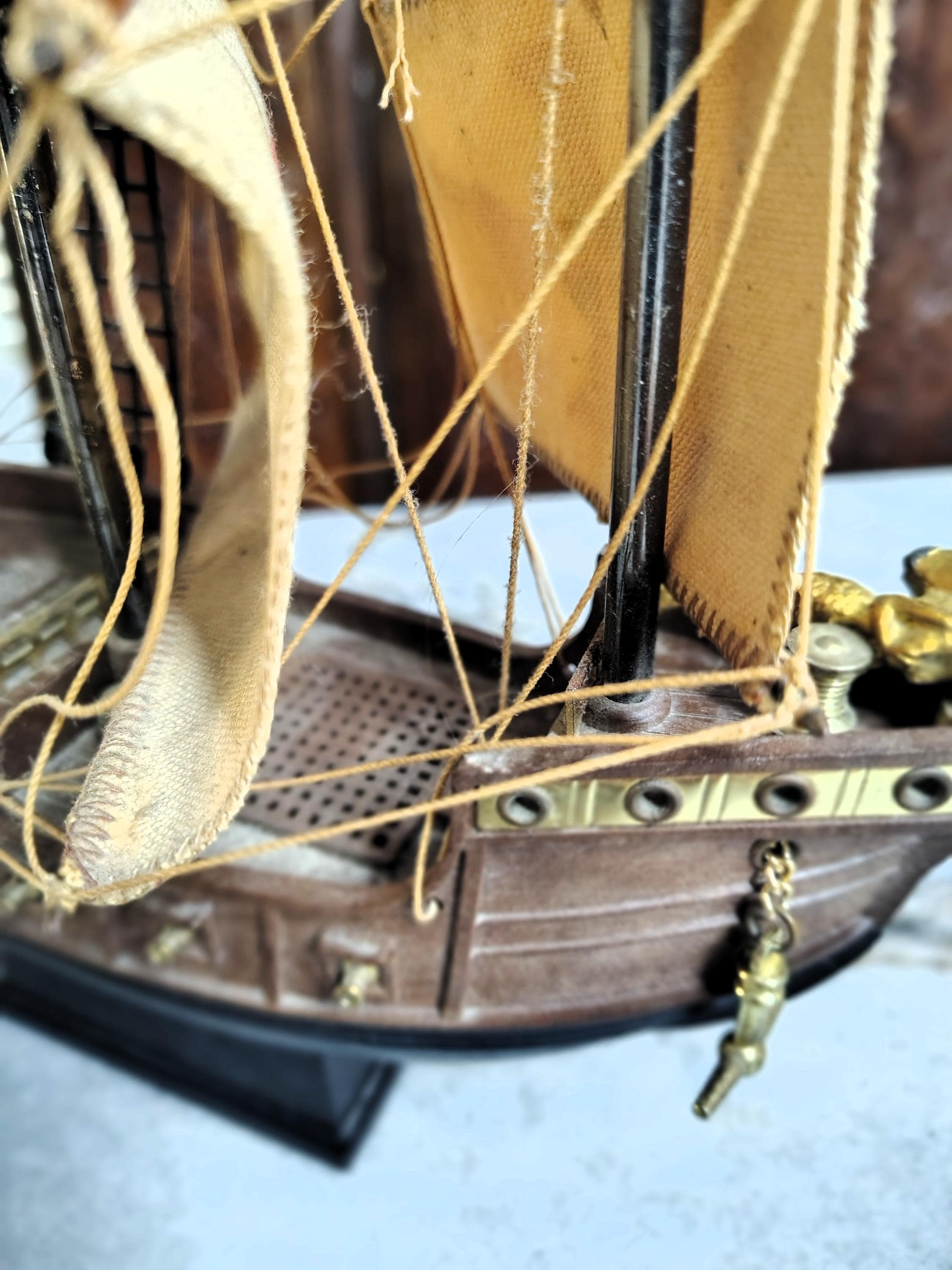 Vintage Santa Maria Ship AM Transistor Radio Replica - Kitschy