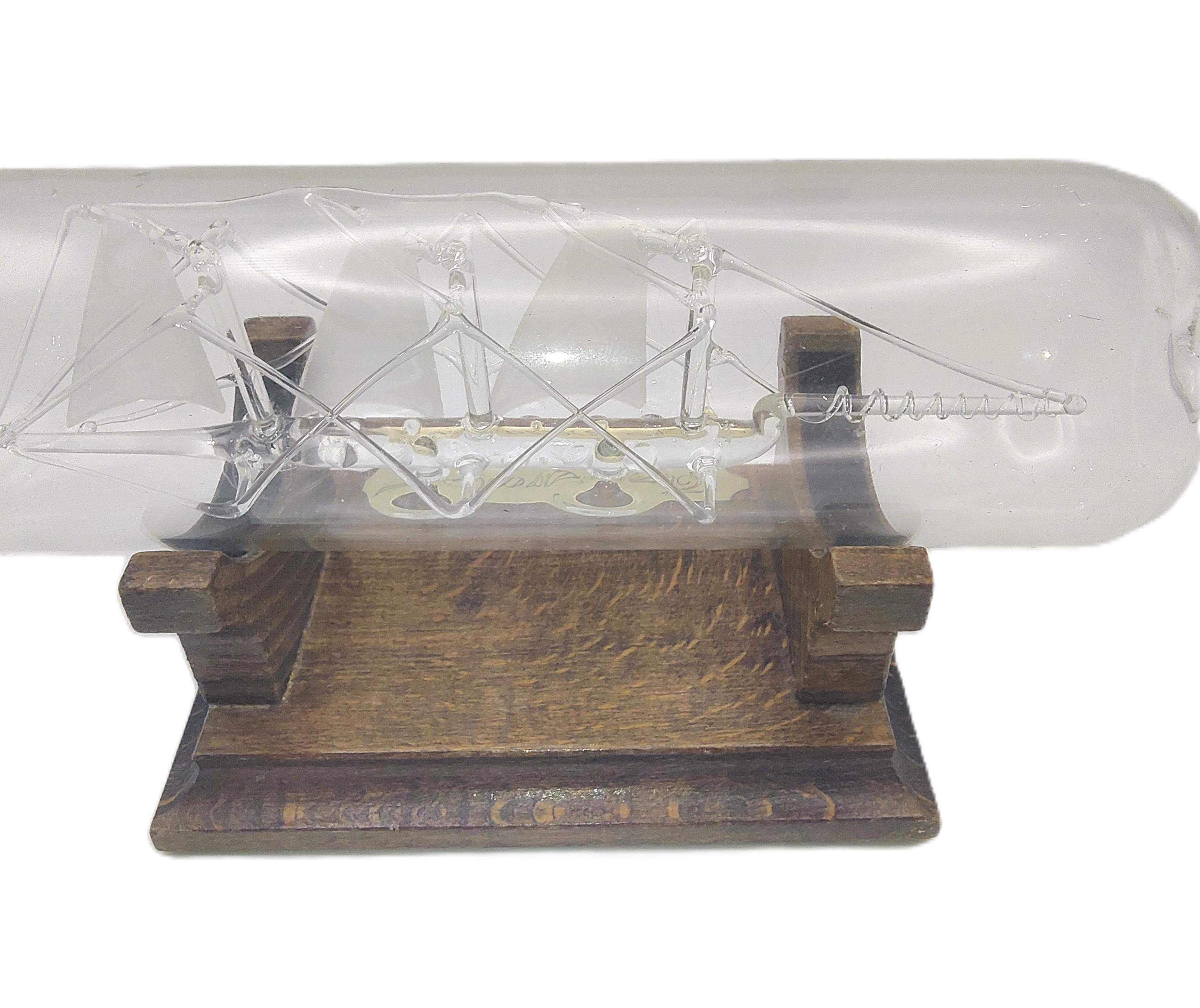 Vintage Mayflower Glass Ltd Ship in a Bottle - the Vagabond Glass