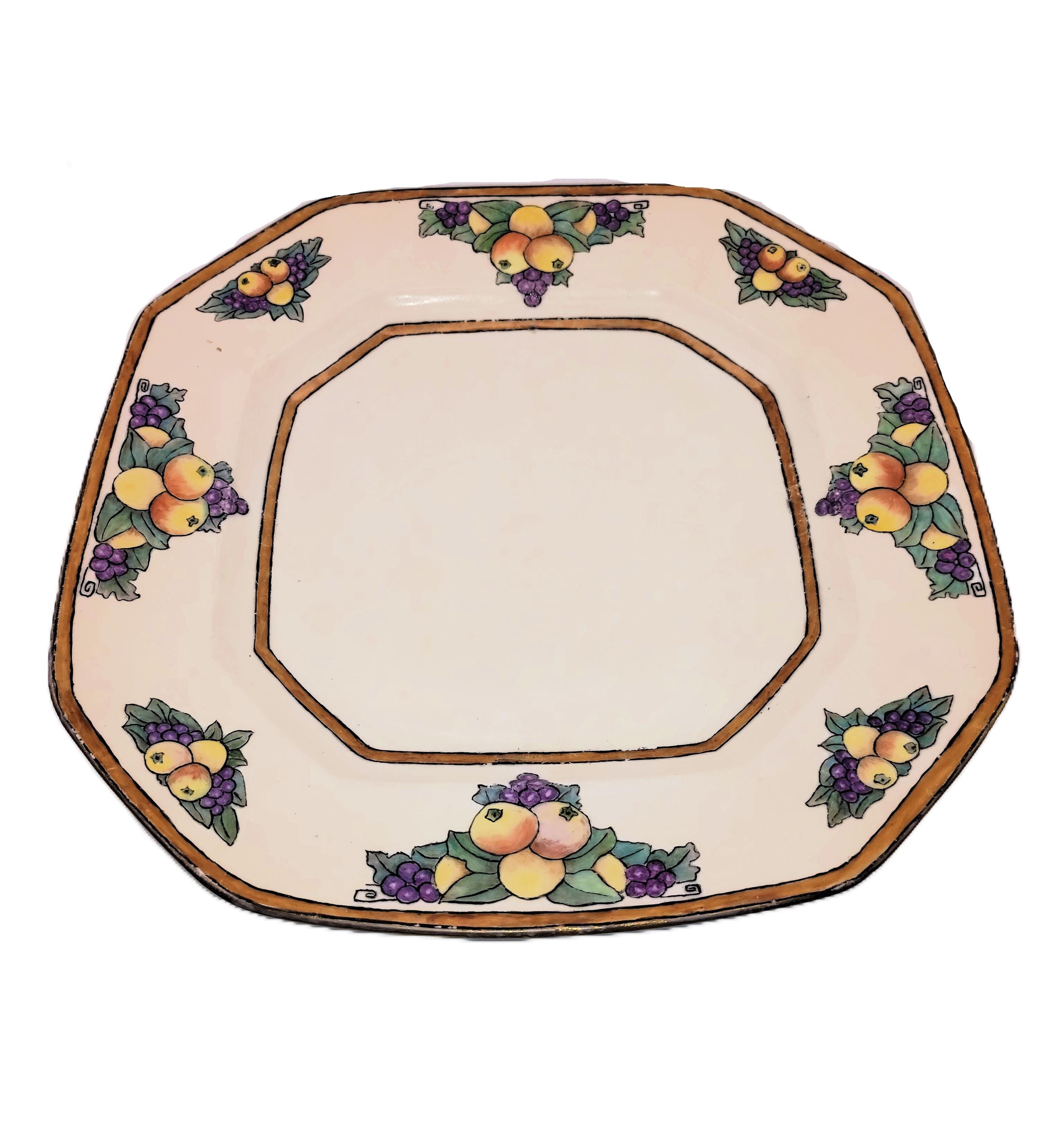 Vintage 1792 H&C Schlaggenwald Fruit Decor Plate - Etsy