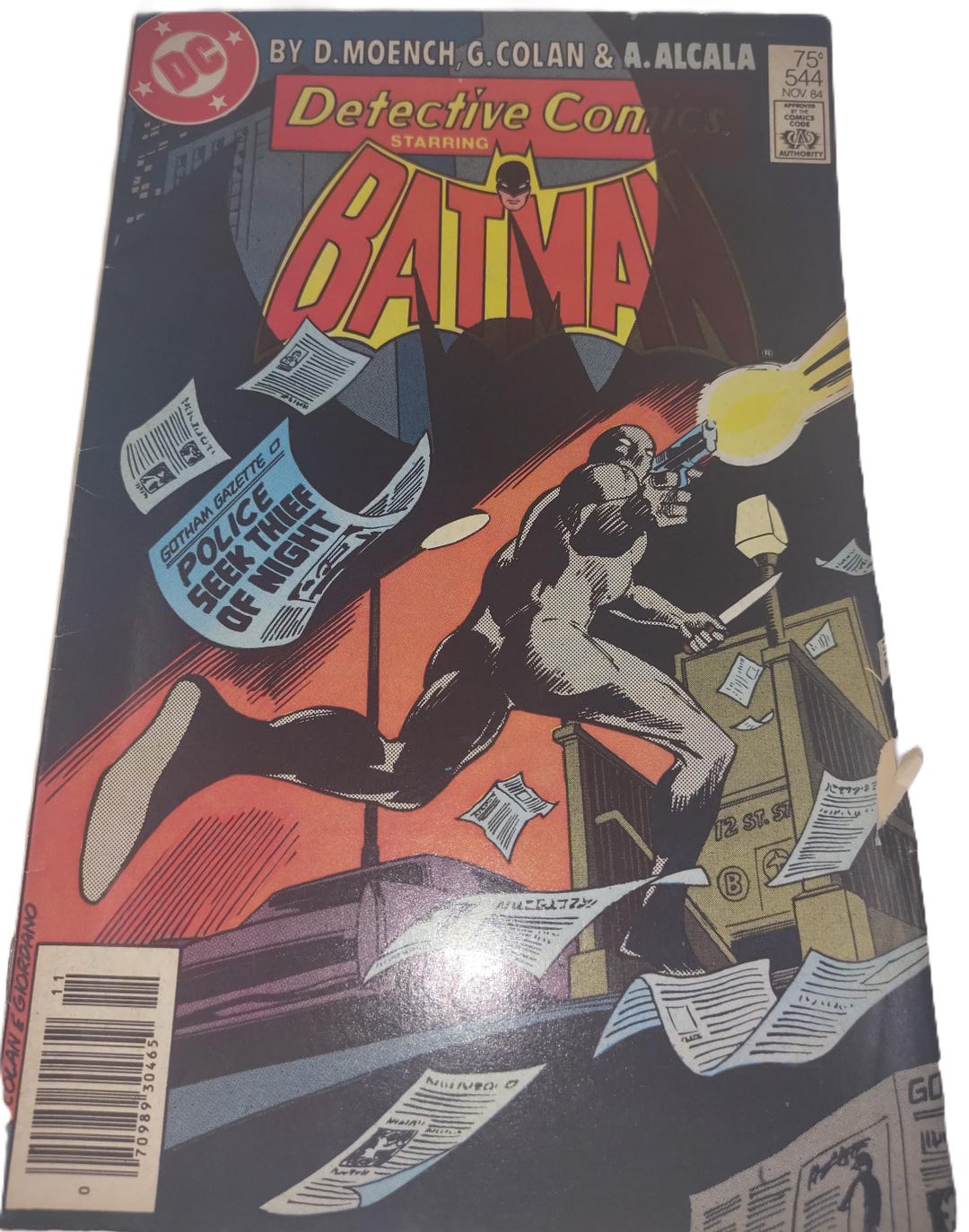 Vintage 1984 DC Detective Comics Batman Set Numbers 537, 541, and 544 ...