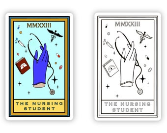 Nursing Student Tarot Sticker
