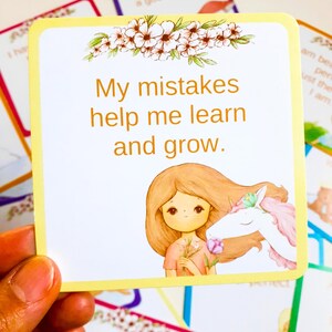 Virgo Affirmation Cards for Girls: Self-Esteem Gift, Ages 6-12