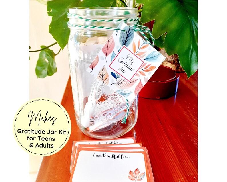 Printable Gratitude Jar Cards I Am Thankful for Cards Thanksgiving ...