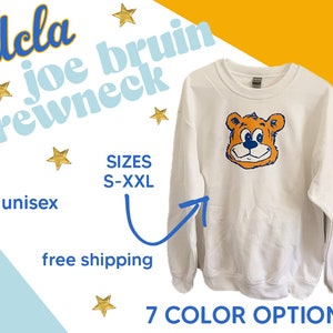 UC Los Angeles Mascot Crewneck - Made to Order Sizes S-XXL