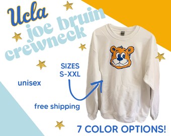 UC Los Angeles Mascot Crewneck - Made to Order Sizes S-XXL