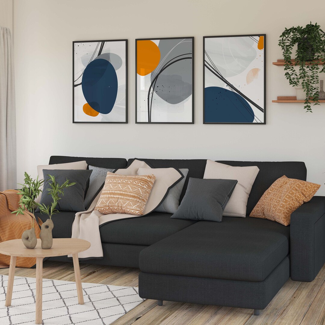 Abstract Print Abstract Art Print Set, Stunning Print Wall Art, Home Wall Decor Art ...