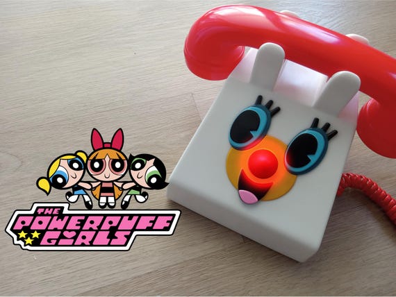 Powerpuff Girls Hotline Toy Telephone {Cosplay} (LED powered nose)