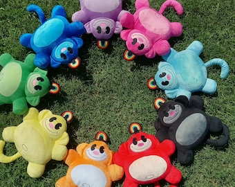 Rainbow Monkeys |codename Kids Next Door|handmade Plush Toys