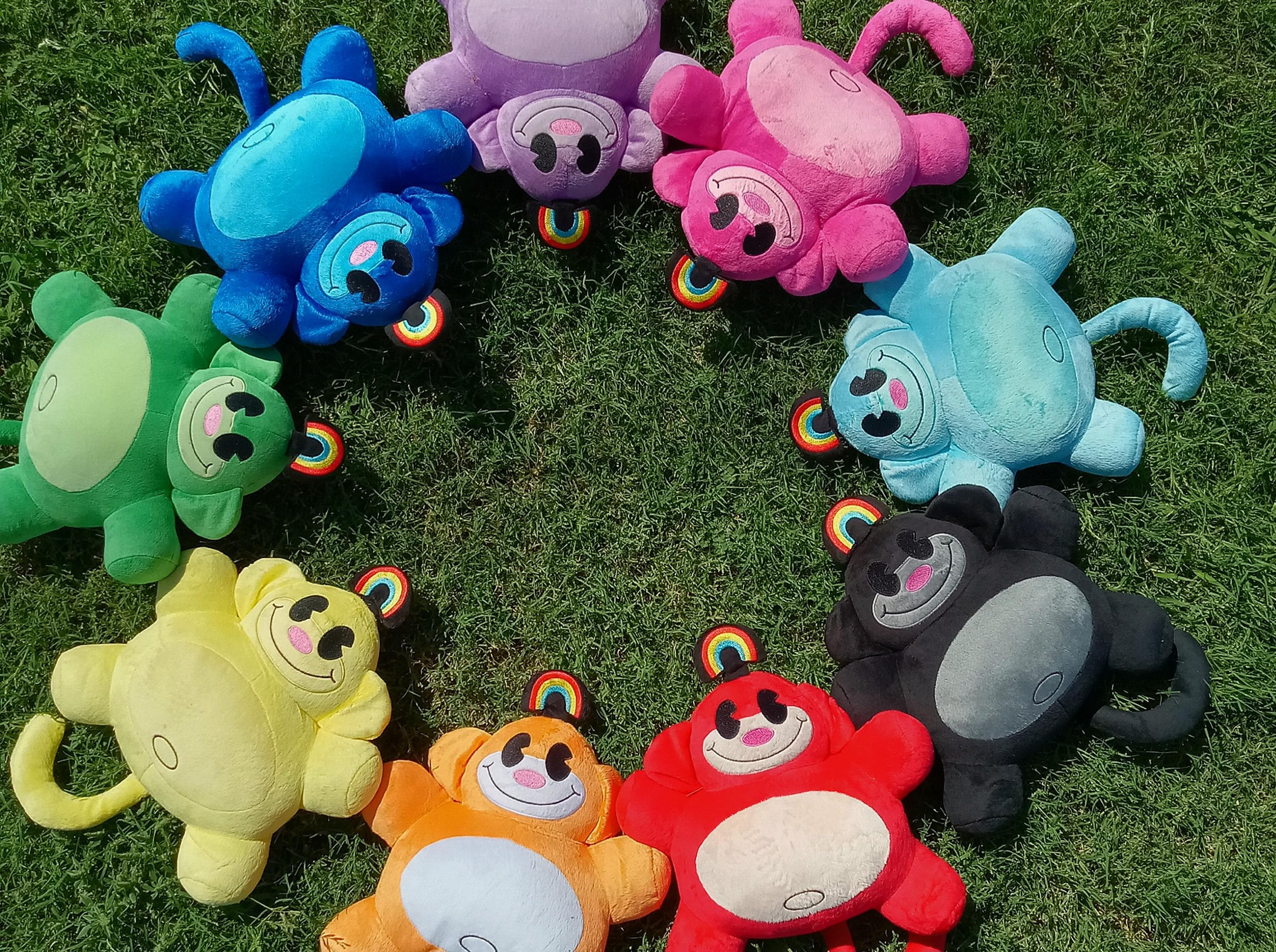 Rainbow Monkeys |codename Kids Next Door|handmade Plush Toys