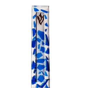 Jewish Wedding Smash Glass – Shards Embedded in Mezuzah Keepsake | Judaica Wedding Gift