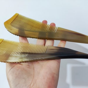 87Gram Natural fine yak horn handmade horn comb, no static,  Gifts for girlfriends, parents and elders gifts birthday gifts lover gifts