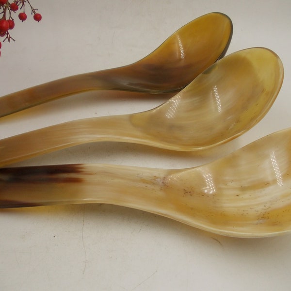 Horn Spoon Etsy