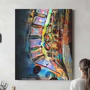 Spine Anatomy Art Canvas, Poster, or Acrylic Glass. Art for Doctor, Surgeon, Chiropractor, Anatomist, Health Care Worker.
