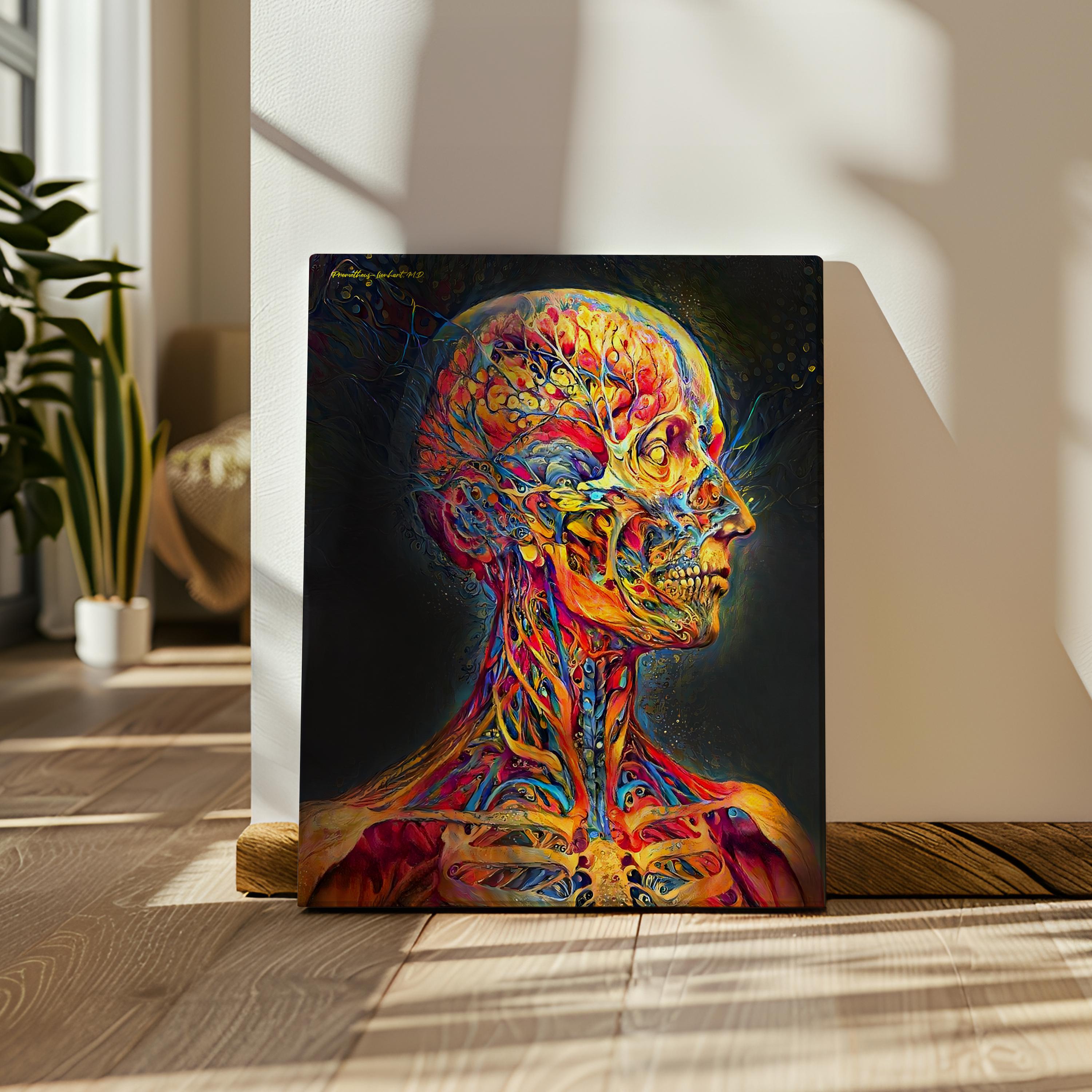 Surrealism Human Anatomy Art, Canvas- Radiology Art, Science Art