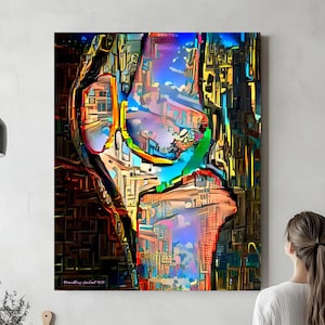 Knee Anatomy Art -Canvas,  Anatomy Orthopedics Radiology Office Wall Art Science Medical Student Medicine