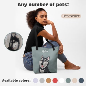 Orange Dogs pattern Classic Sublimation Tote Bag – I love Veterinary