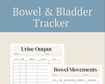 Bowel and Bladder Tracker | Medical Tracker