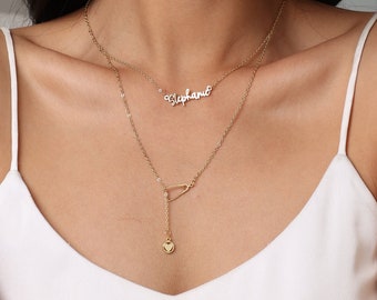 Custom Stethoscope Necklace with Name for Nurse, Doctor, and Medical Student Graduate, Personalized Graduation Gifts Jewelry Sterling Silver