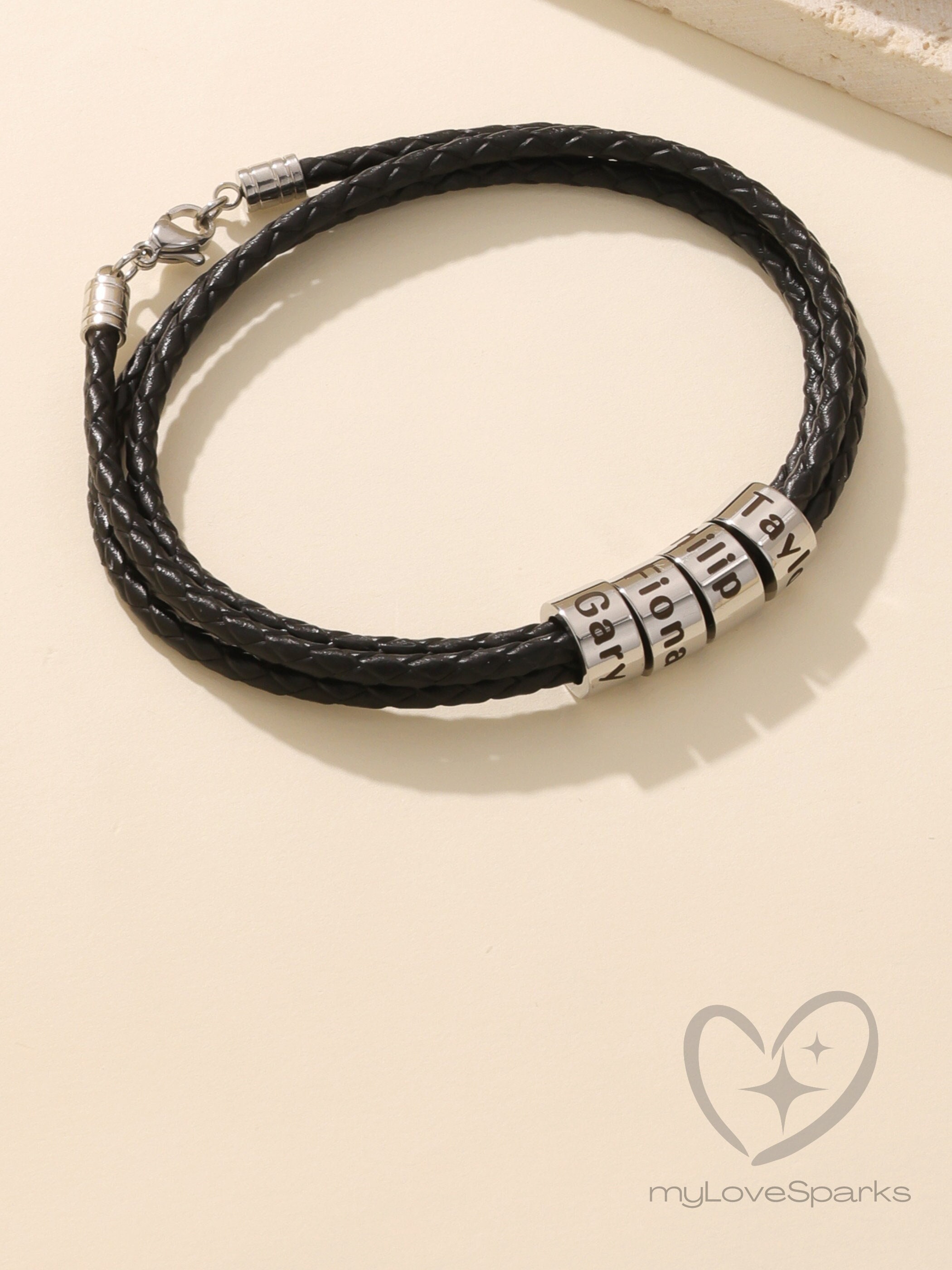 Dad 2024 name bracelet
