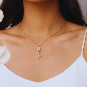 May include: A gold chain necklace with a pendant that says "Sophia" in cursive with a graduation cap above the name.