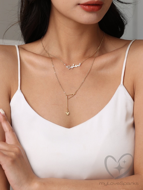 Custom Stethoscope Necklace with Name for Nurse, Doctor, and Medical Student Graduate, Personalized Graduation Gifts Jewelry Sterling Silver