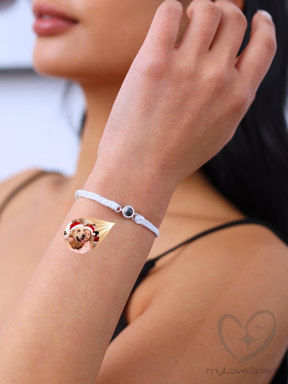 Custom Photo Projection Bracelet : Rope Bracelet in Colors