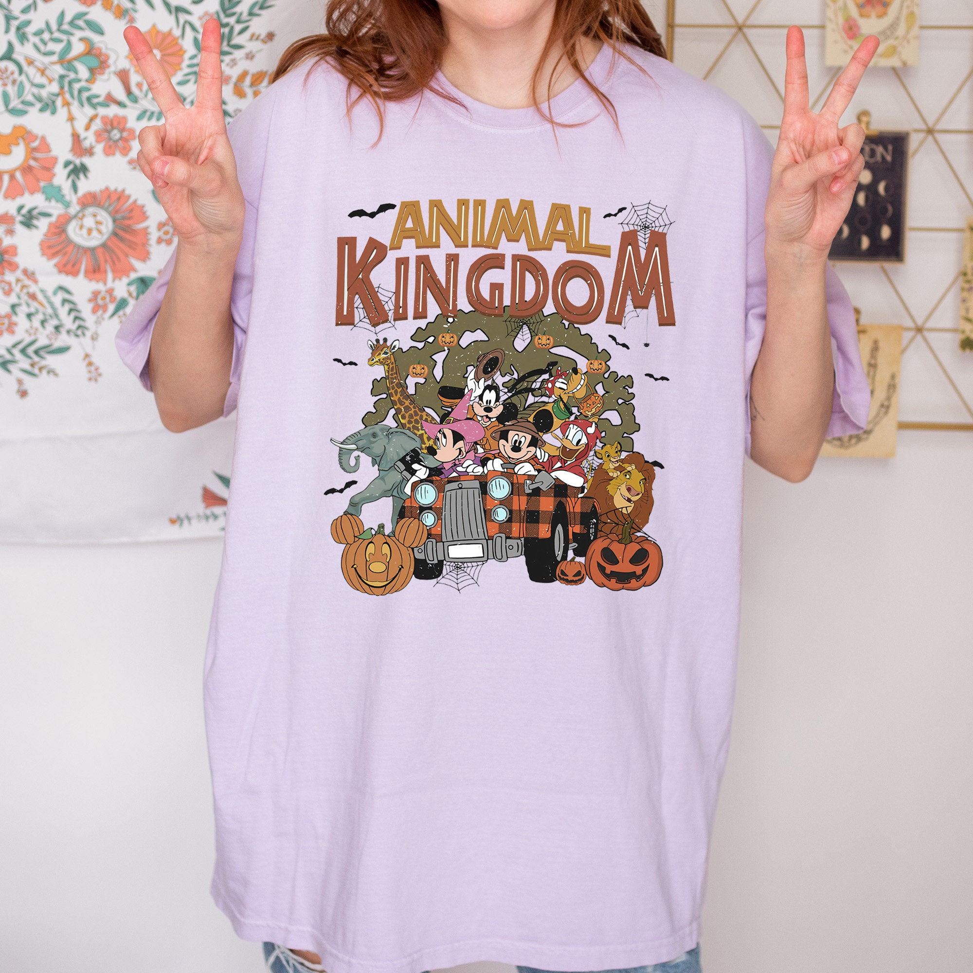 Discover Disney Animal Kingdom Halloween Shirt, Mickey And Friends Animal Kingdom Shirt, Disneyland Halloween Shirt, Disney Family Vacation Shirt