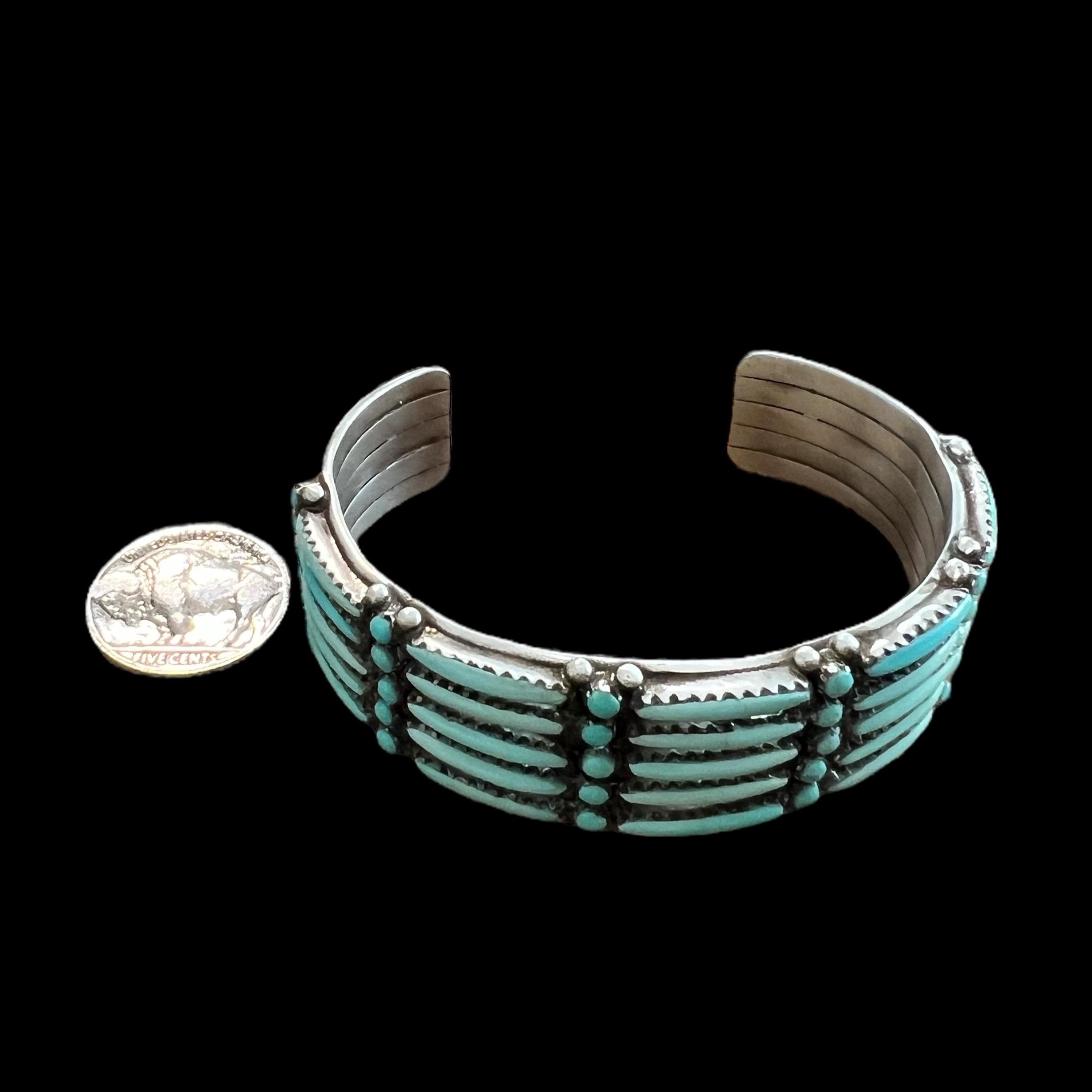 アクセサリー Jock Favor Drilled Turquoise Bracelet IMG_0814_grande.jpg?v=1691713281