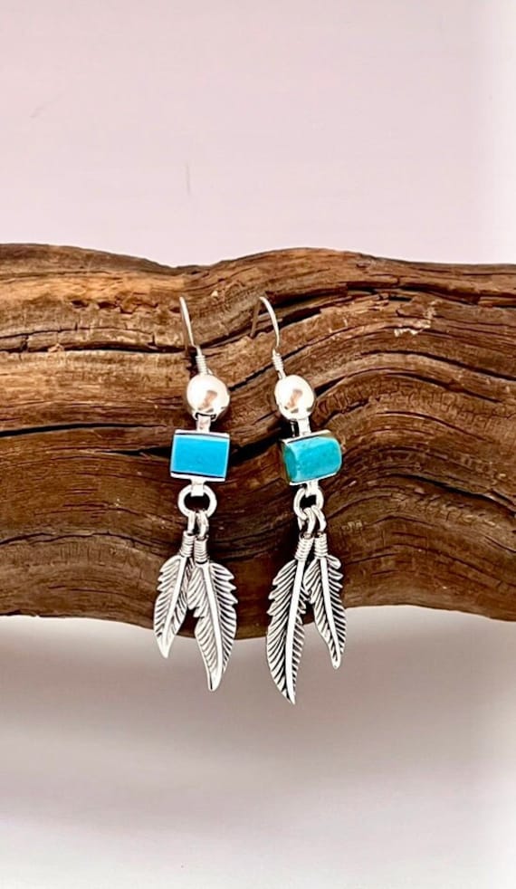 Vintage Native American Turquoise Sterling Silver 