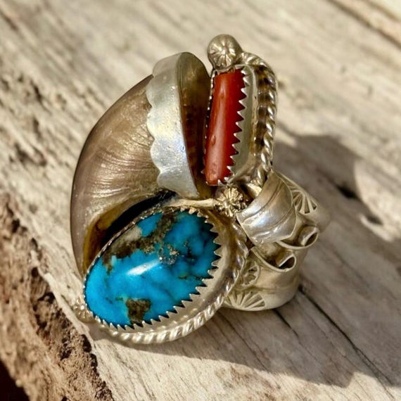 Exceptional Vintage Native American Navajo Morenci Turquoise Sterling Silver Necklace Old Exceptional Vintage Native American Navajo Morenci Turquoise Sterling Silver Necklace Old