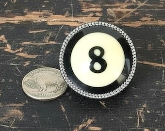 8 Ball Heart Ring - Etsy