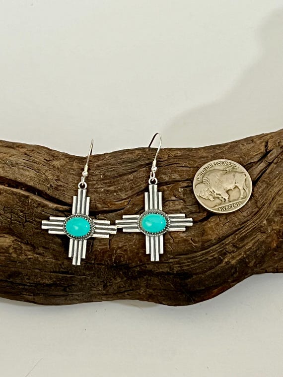 Flo Panteah Huge Vintage Native American Zuni Turquoise Sterling Silver Kachina Ring Flo Panteah Huge Vintage Native American Zuni Turquoise Sterling Silver Kachina Ring