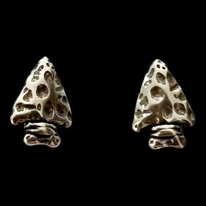 Sterling Silber Pfeilspitze Ohrstecker: Southwestern Style