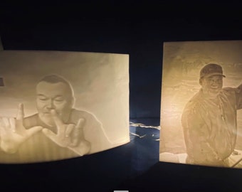 Custom Memorial Lithophanes