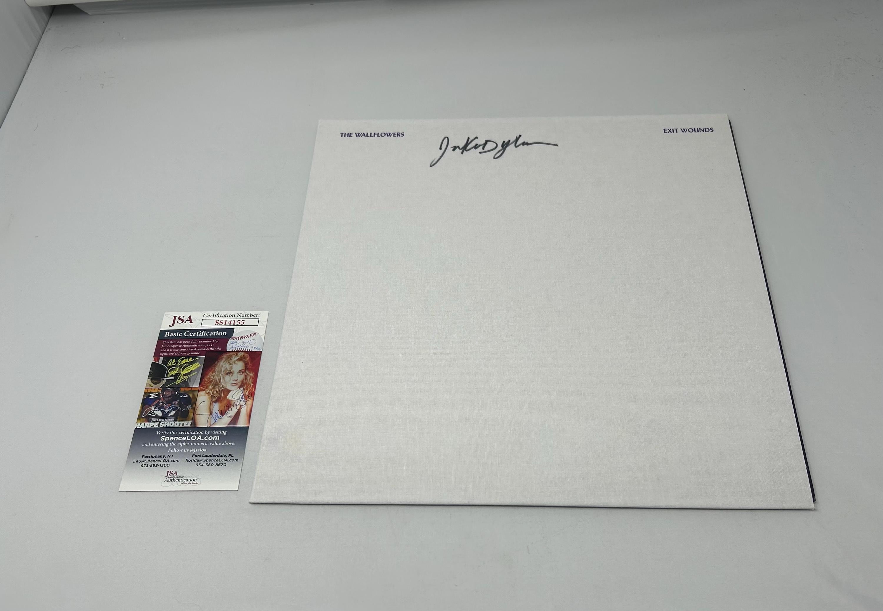 Jakob Dylan Signed Wallflowers Exit Wounds Album JSA COA - Etsy