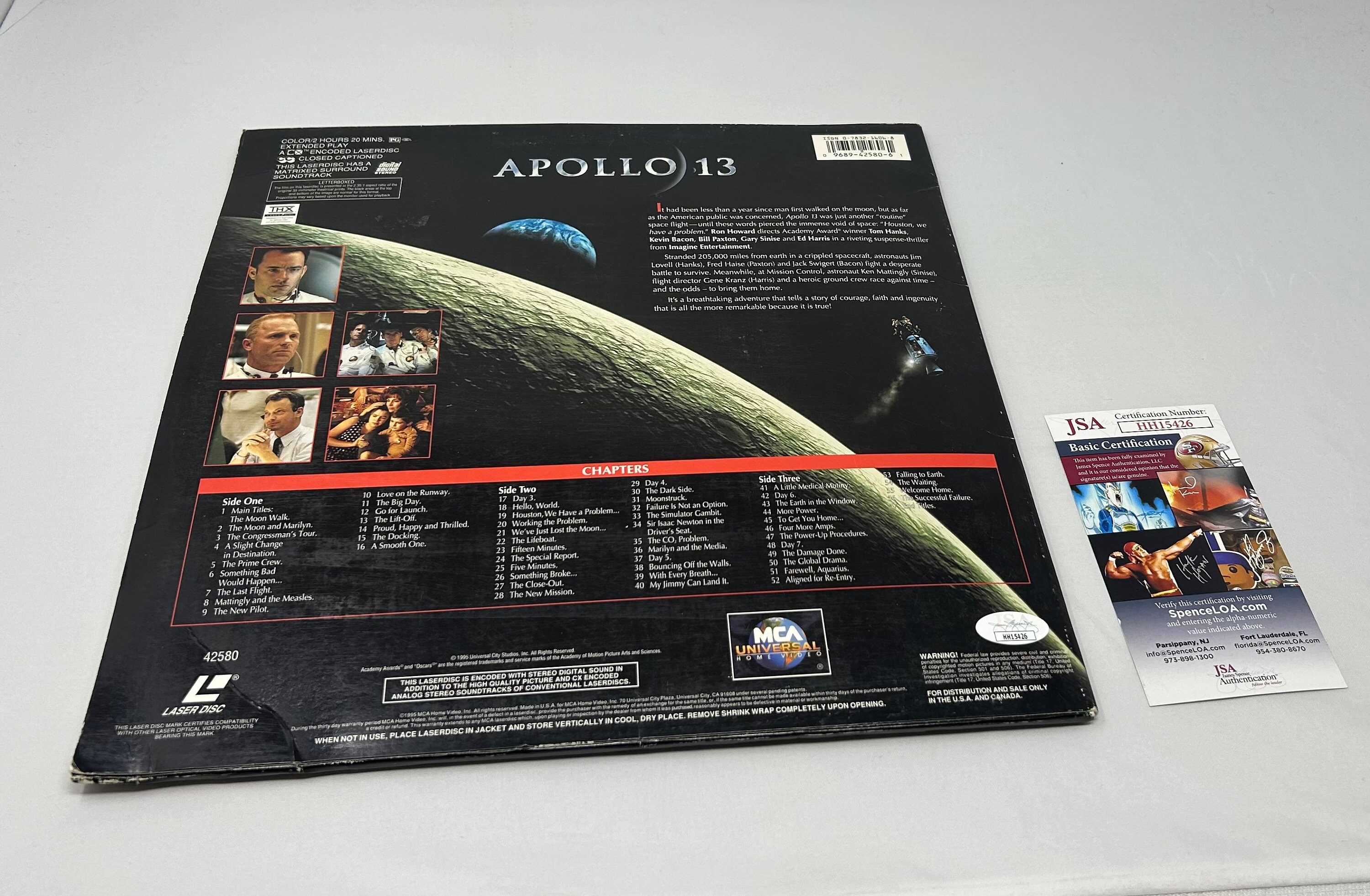 Kevin Bacon Signed Apollo 13 Laser Disc Cover Album JSA COA - Etsy Canada