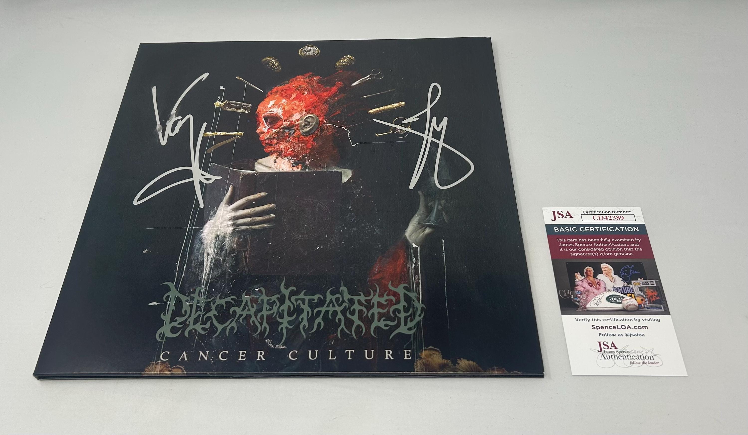 Decapitated Signed Decapitated Cancer Culture Album JSA COA - Etsy