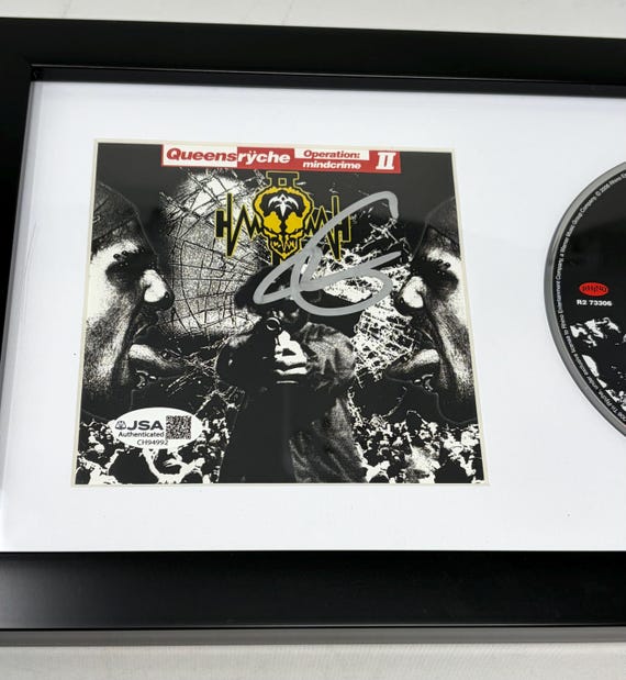 Geoff Tate Signed Queensryche Operation Mindcrime II Cd Booklet