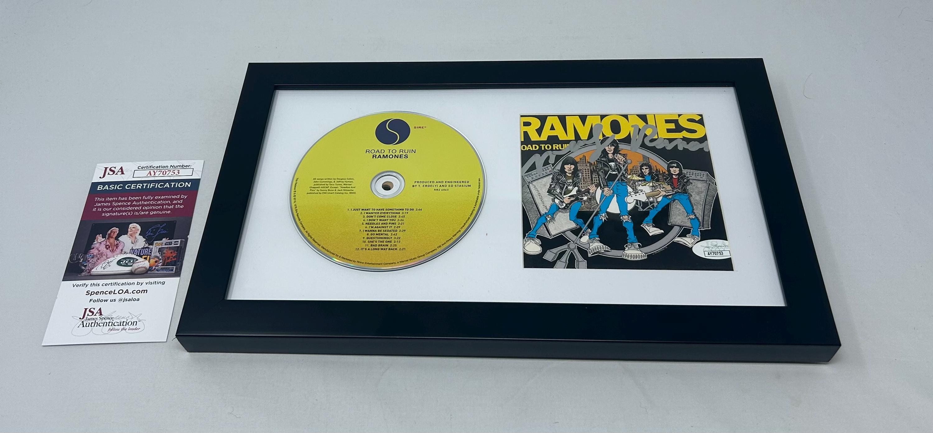 Marky Ramone Signed Ramones Road to Ruin CD Framed JSA COA - Etsy