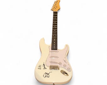 Guitarra eléctrica firmada por Eric Bloom y Buck Dharma de Blue Oyster Cult JSA COA