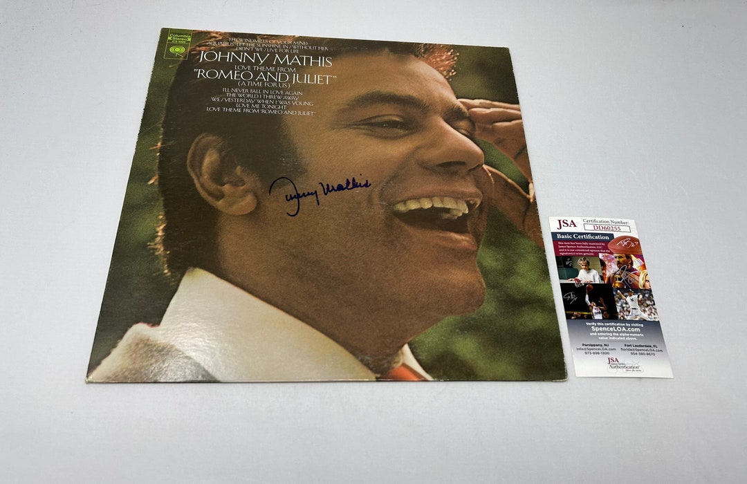 Johnny Mathis Signed Romeo and Juliet Album JSA COA - Etsy