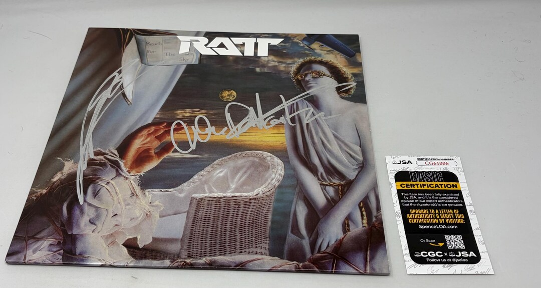 Ratt Signed Reach for the Sky Album JSA COA - Etsy