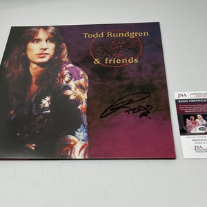 Todd Rundgren signed & Friends Album JSA COA