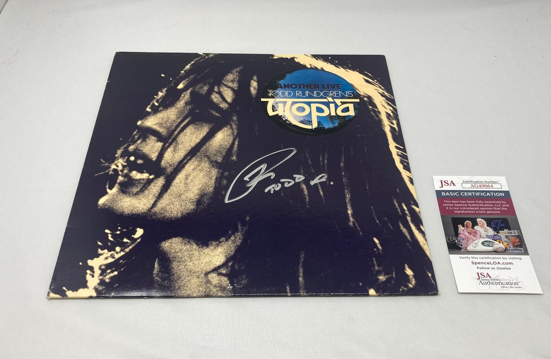 Todd Rundgren Signed Utopia Another Live Album JSA COA - Etsy