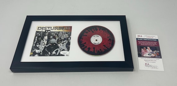 Disturbed Signed Ten Thousand Fists CD Cover Framed JSA COA - Etsy