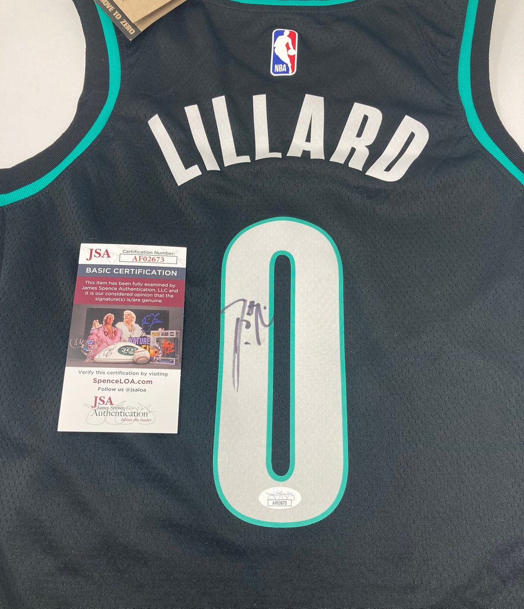 Damian Lillard Signed Portland Trail Blazers Nike City Edition